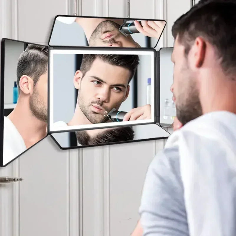 360 Degree Self Haircut Mirror With LED Lights 5 Way
