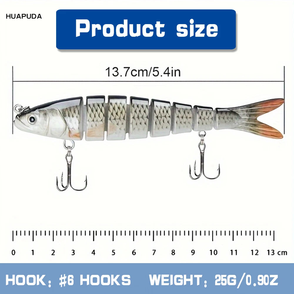 Fishing Lures 3 Pack Crank Baits for Slow Sinking Glide and Swim and Lifelike Bait for Saltwater and Freshwater Trout and Sea Ba