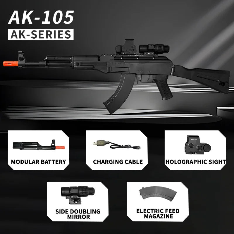 AK105 Electric Gel Ball Gun High Speed Upgraded