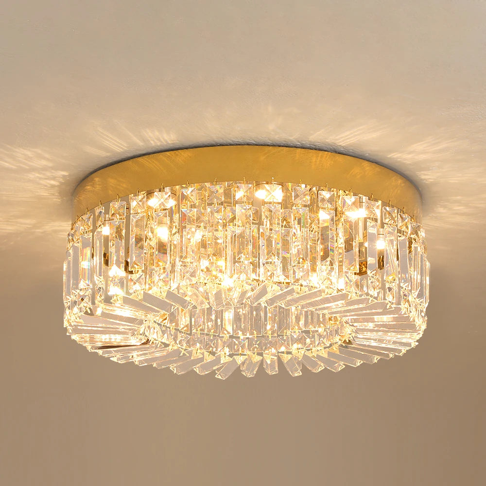 VETRULUS Crystal Ceiling Light Lux Modern Chandelier For Living Room
