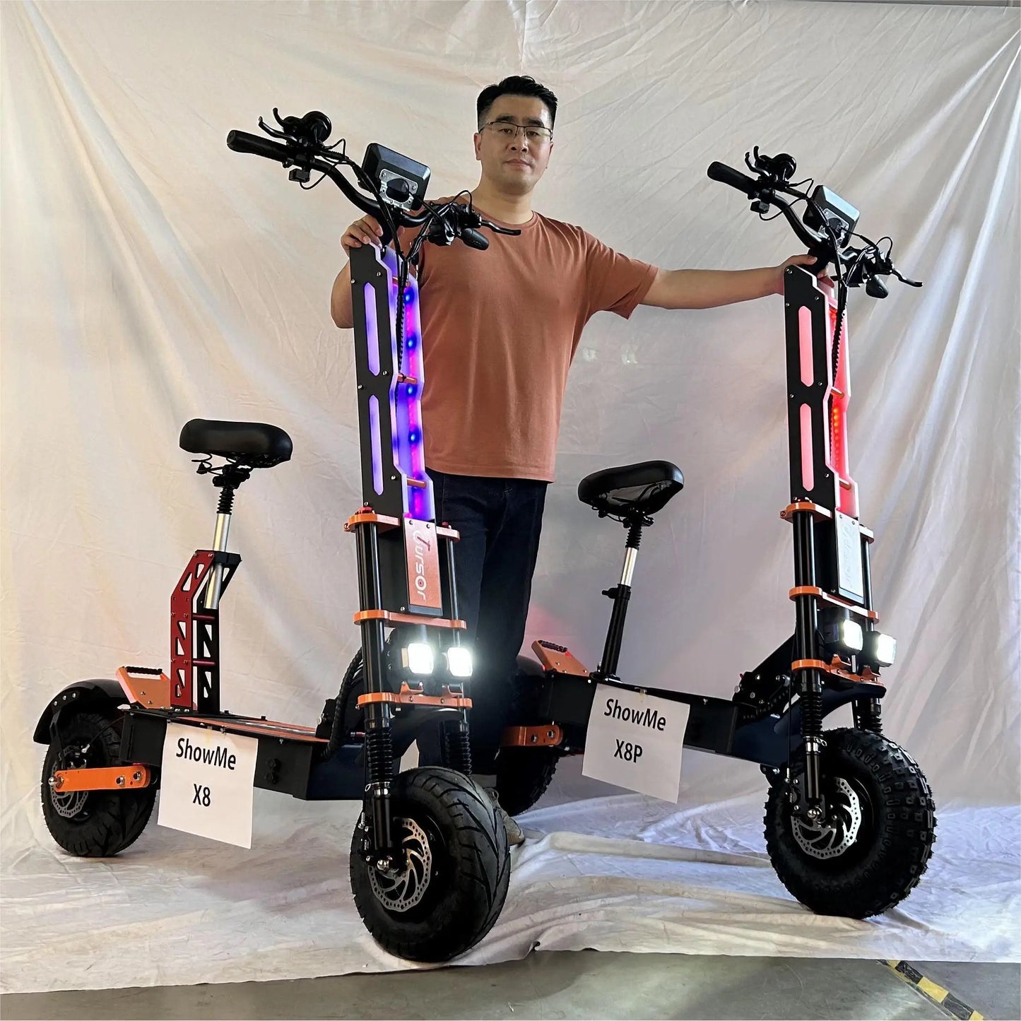 Upgraded 8000W Dual Motor Off-Road Electric Scooter