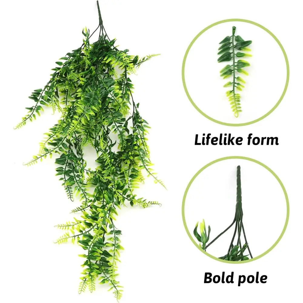 Artificial Hanging Vines for Reptile Terrariums Bearded Dragon Accessories
