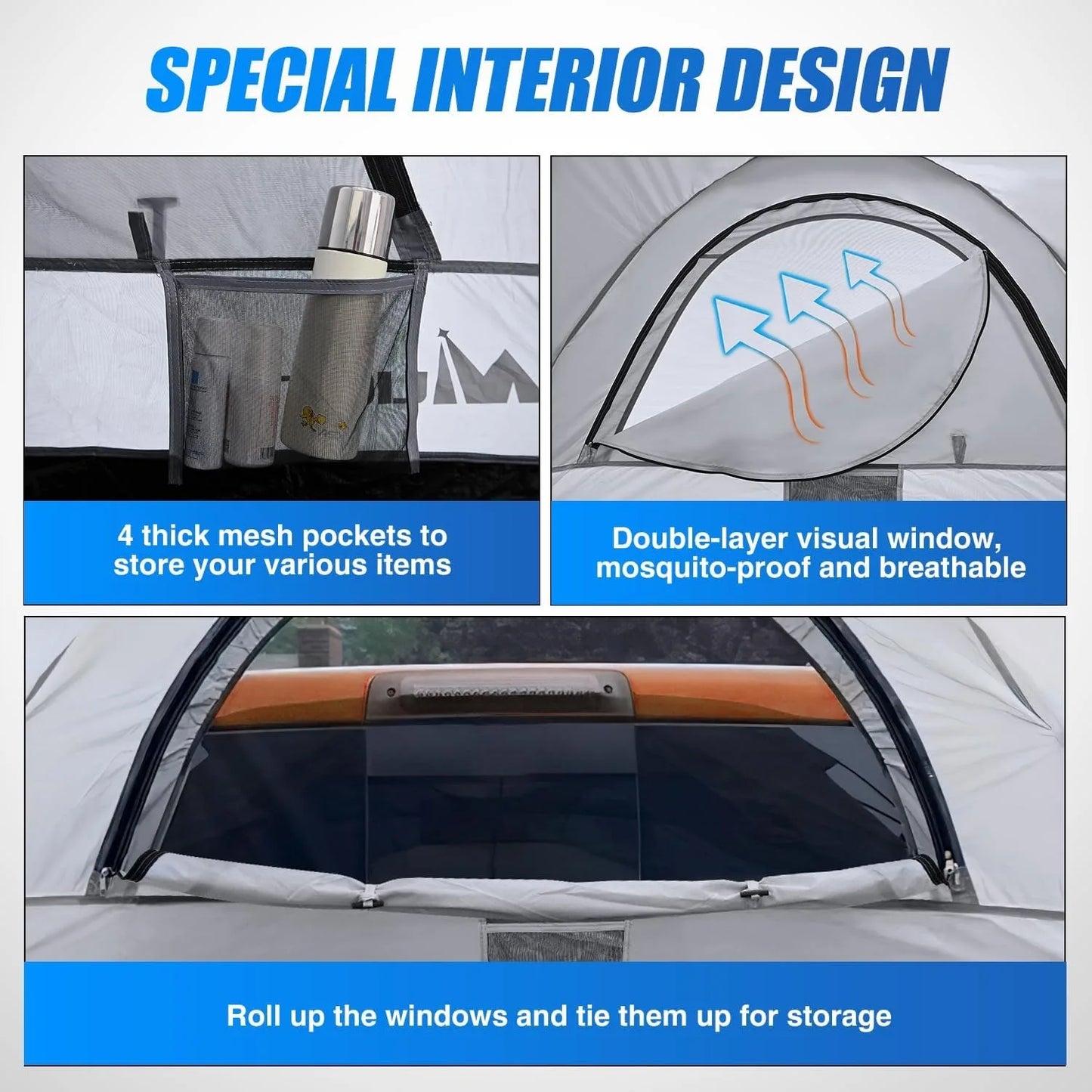Nilight Truck Bed Tent Two Person Waterproof Camping