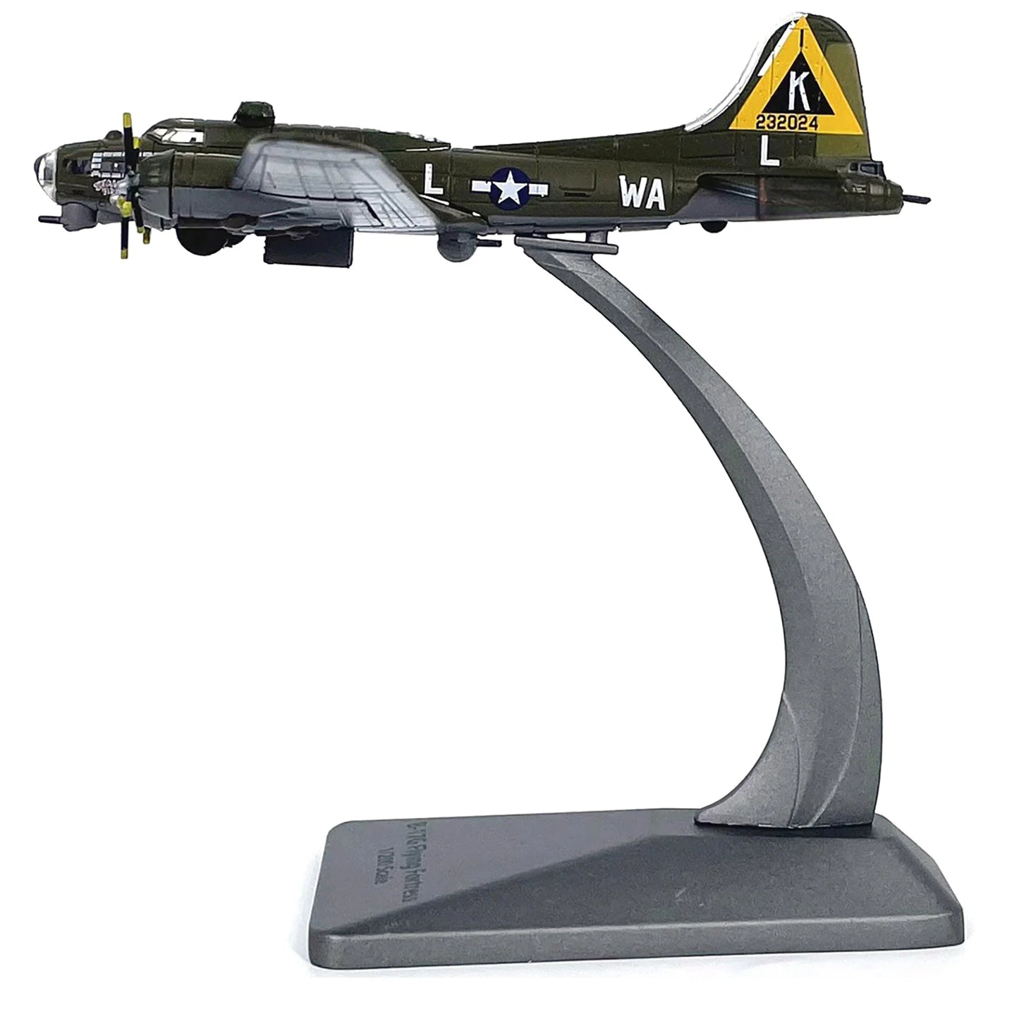 B 17G Bomber Diecast Model 1 200 Scale Display Stand