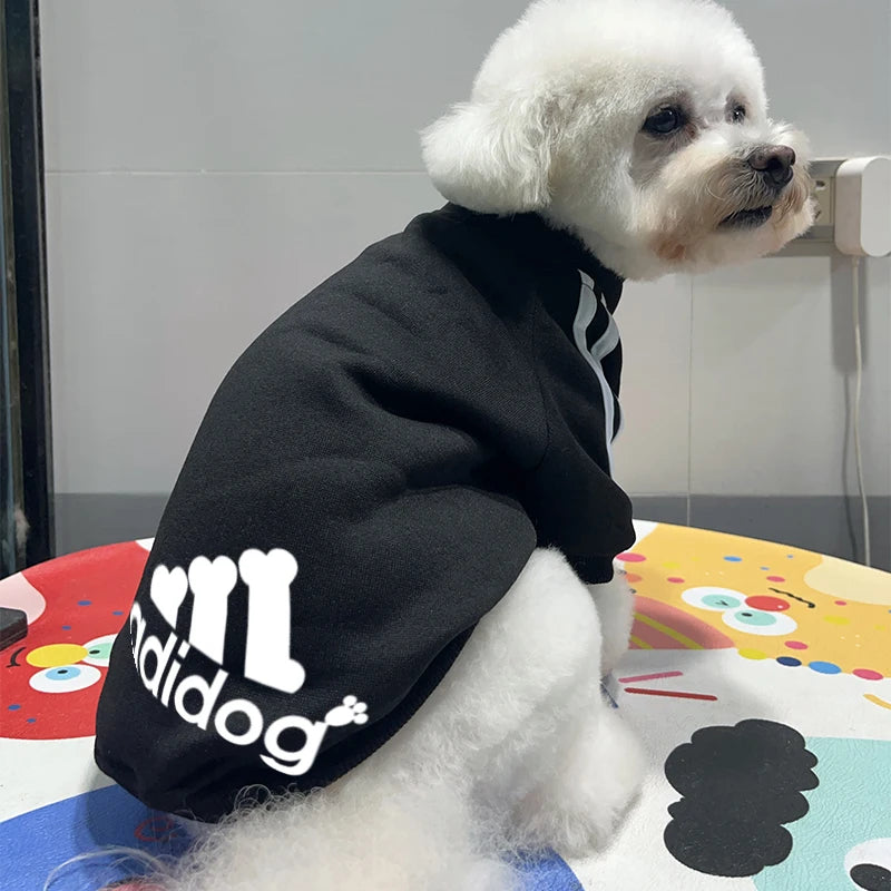 YUNFANCN Winter Fleece Dog Hoodie Sweatshirt Jacket For Pets