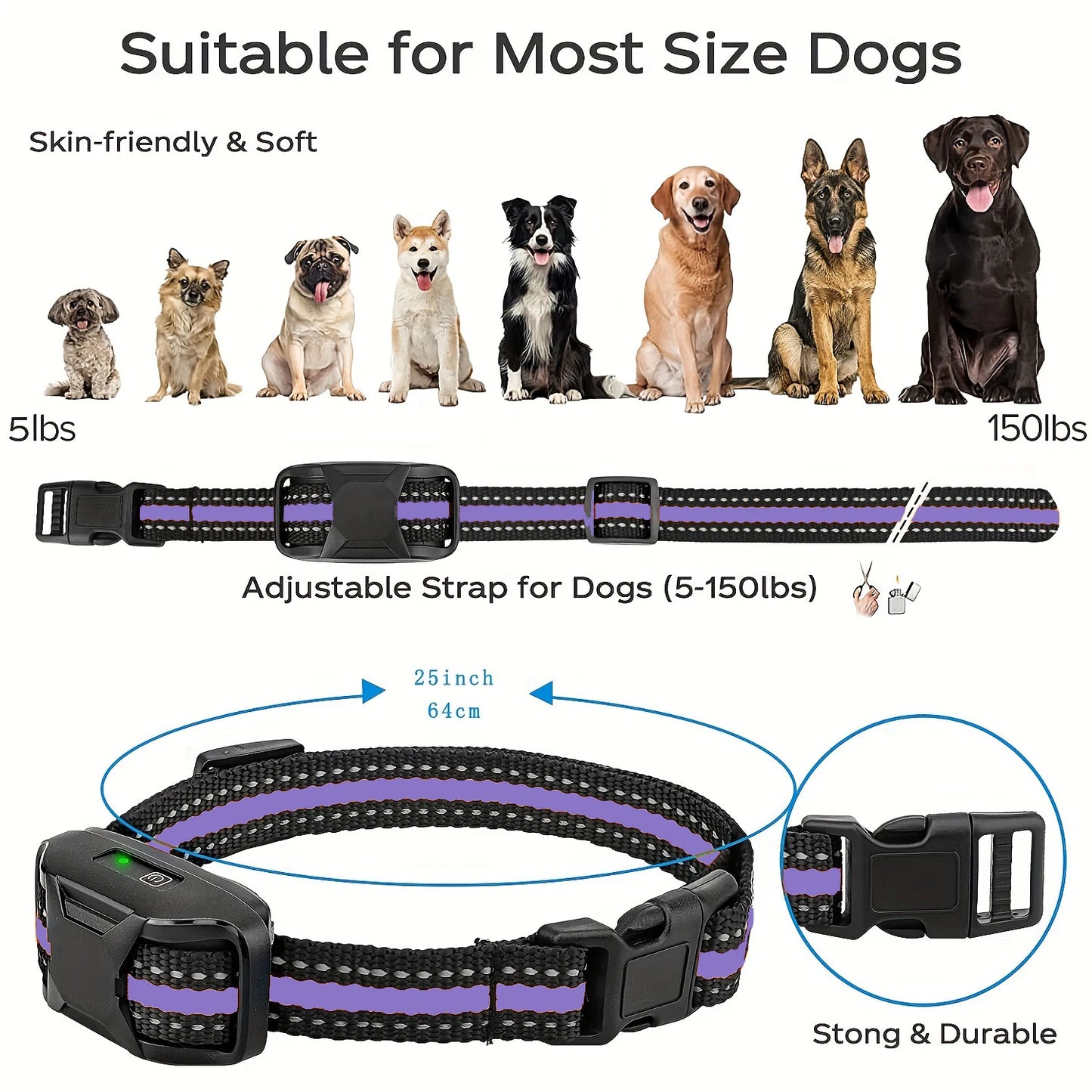 WXRPET 3300ft Electric Dog Training Collar Remote Control