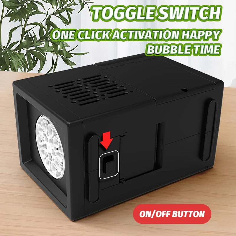 Ten Hole Bubble Blowing Machine Toy Handheld Bubble Maker Outdoors
