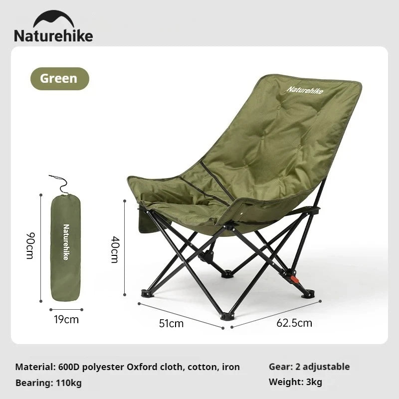 Naturehike High Back Folding Moon Chair For Camping And Picnic