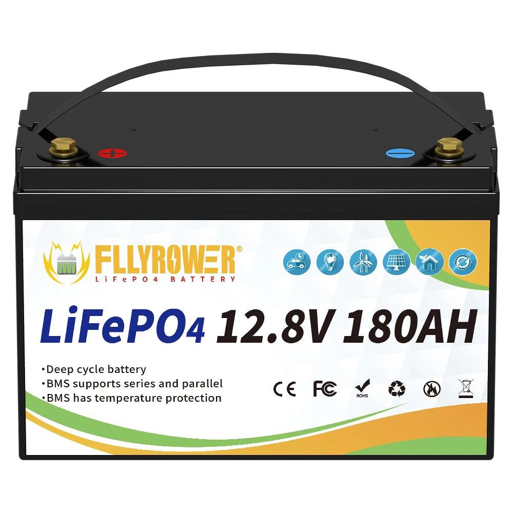 Fly Power LiFePO4 12V Battery Pack 100Ah 300Ah for RVs