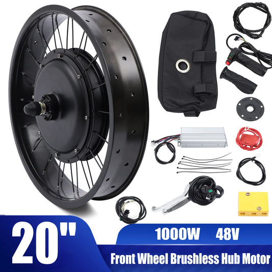 Bymaocar Ebike Front Wheel Conversion Kit 48V 1000W
