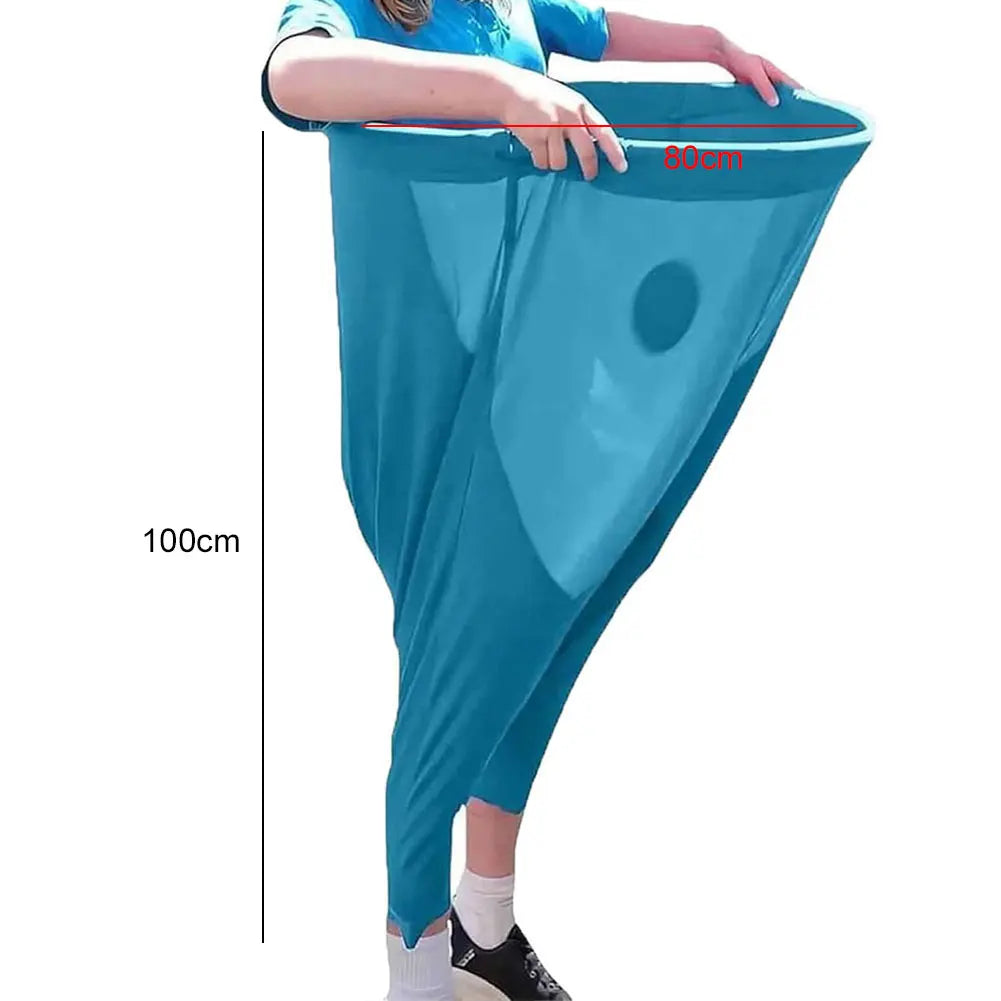 Freaky Party Games Pants with 2 Bouncy Balls and 1 Air Pump Outdoor Games Field Family Reunion Game for Kids and Adults