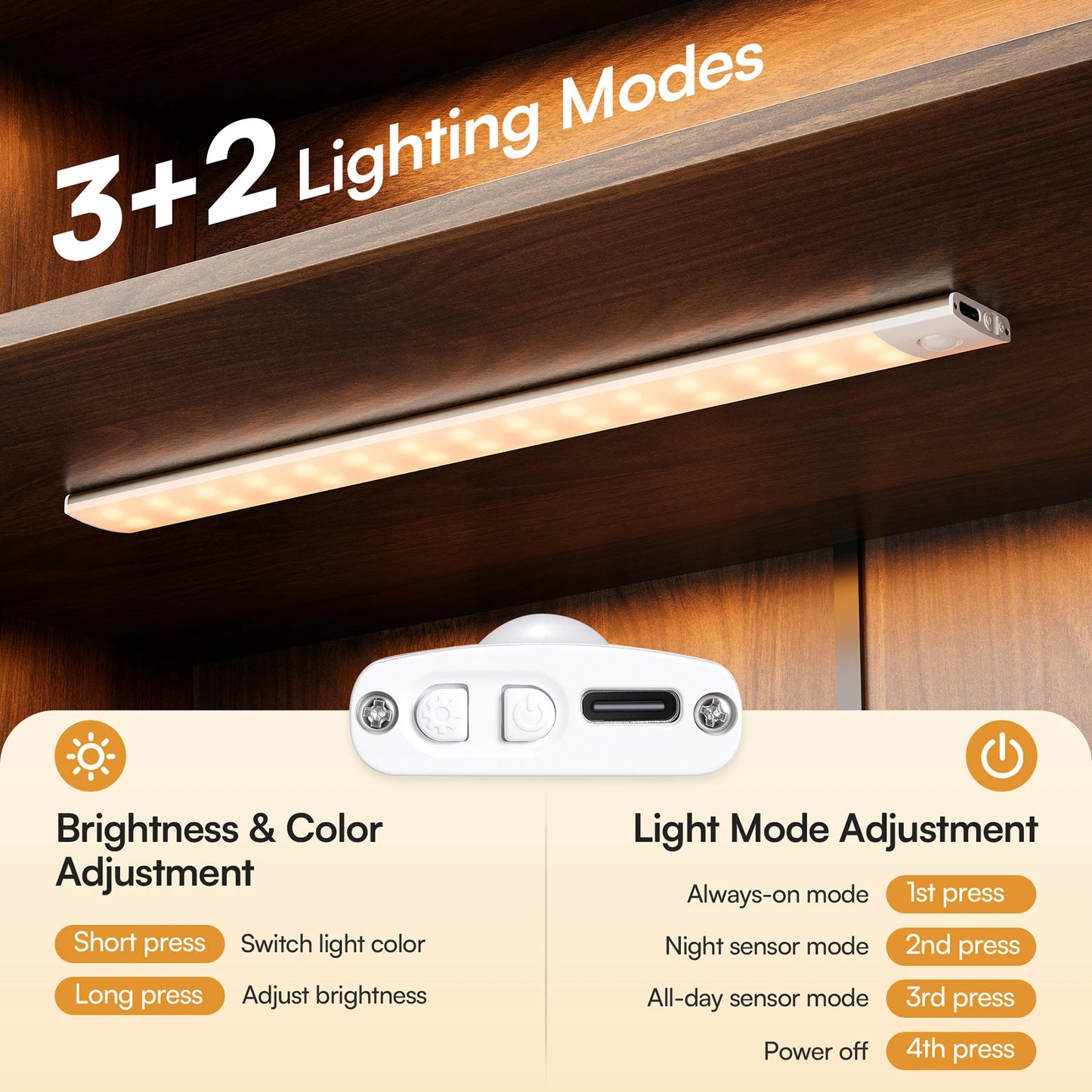 71 Inch Tall Full Wood Arched Storage Cabinet Adjustable Shelves Bookcase with Dimmable LED Lights for Living Room Bedroom