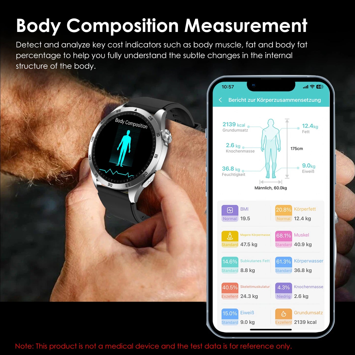 ECG PPG Health Smartwatch Blood Pressure Oxygen Tracking Bluetooth Calls