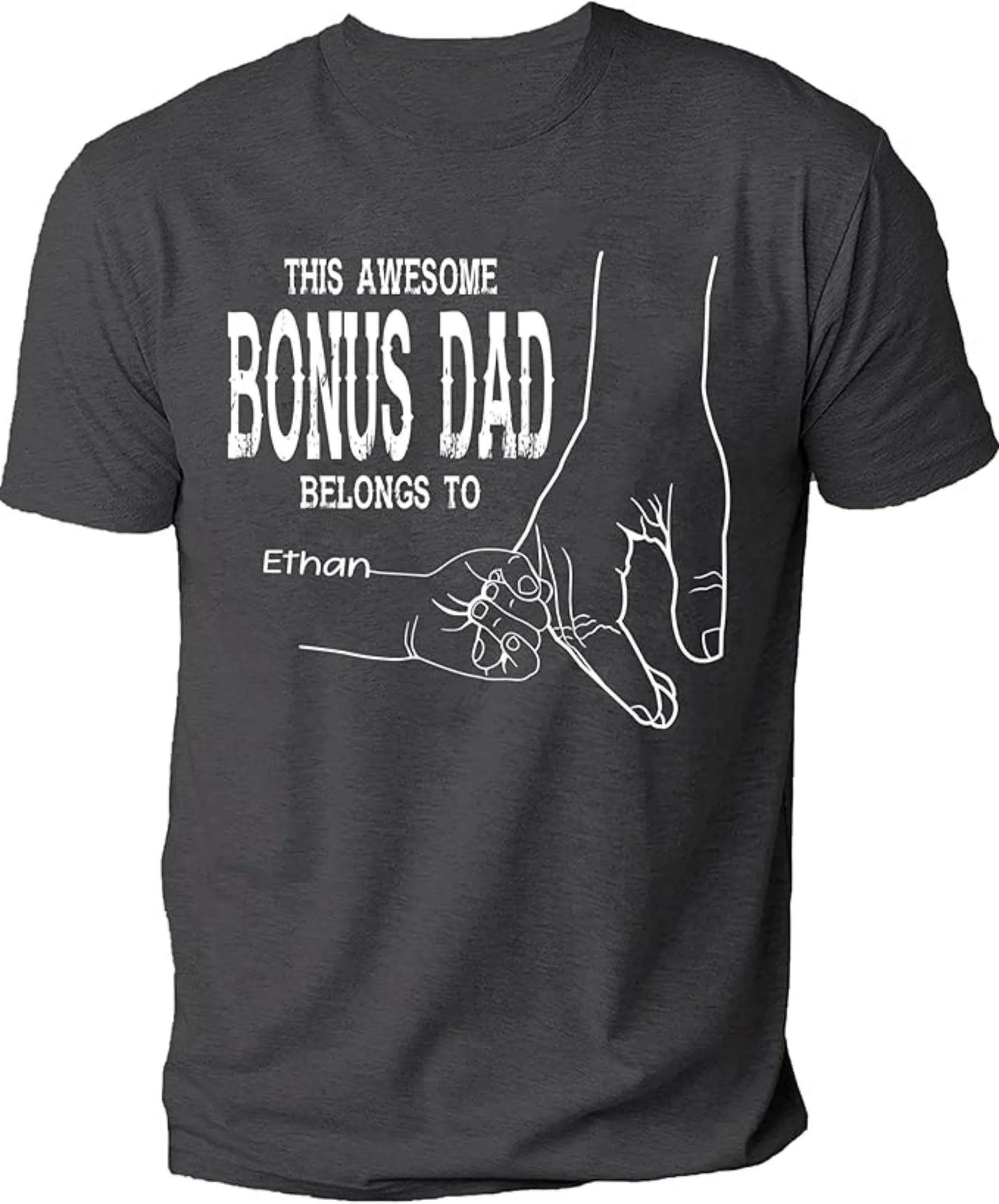 Personalize Best Grandpa Dad Ever Custom Fist Bump T Shirt