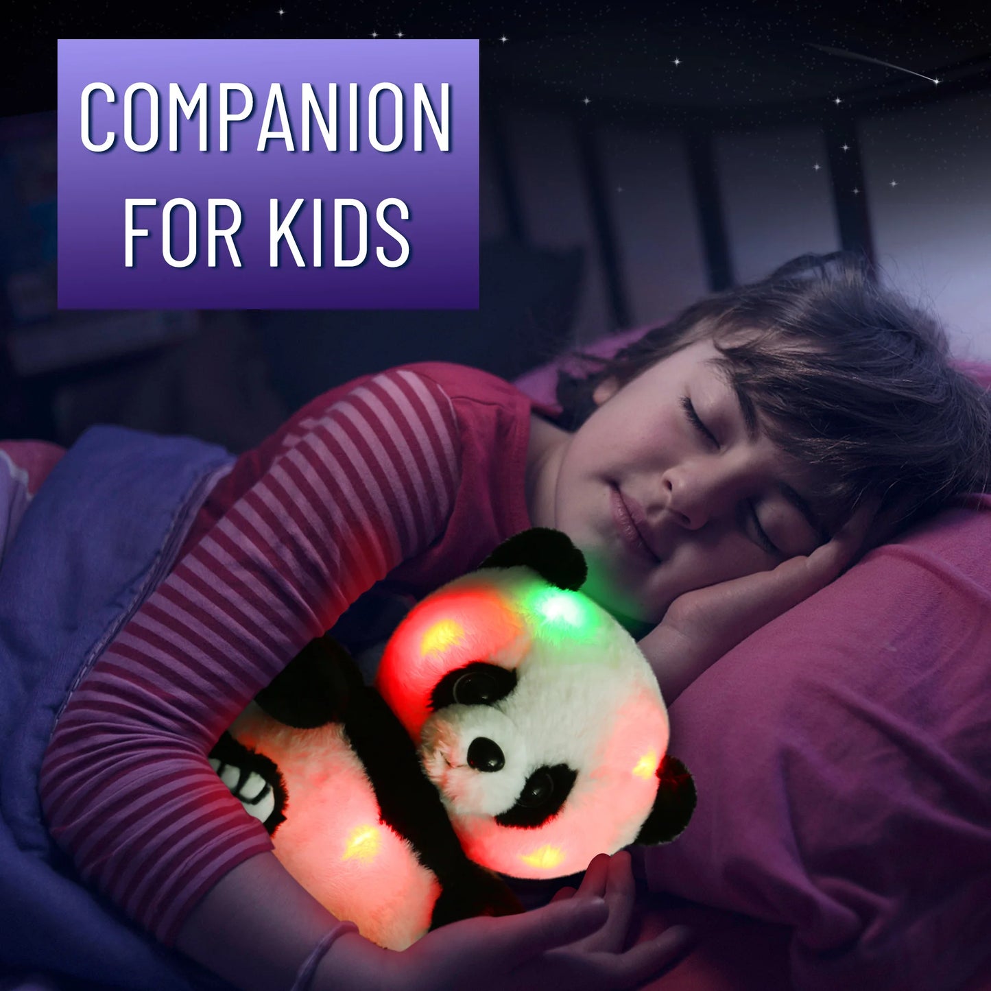 Light Up Panda Plush Toy With LED For Kids Delight