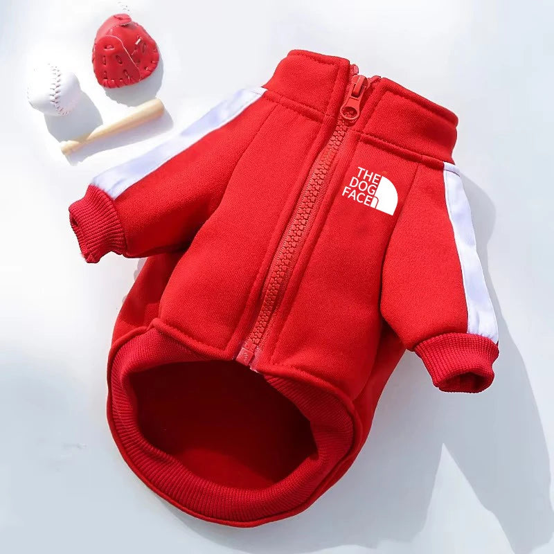 YUNFANCN Winter Fleece Dog Hoodie Sweatshirt Jacket For Pets
