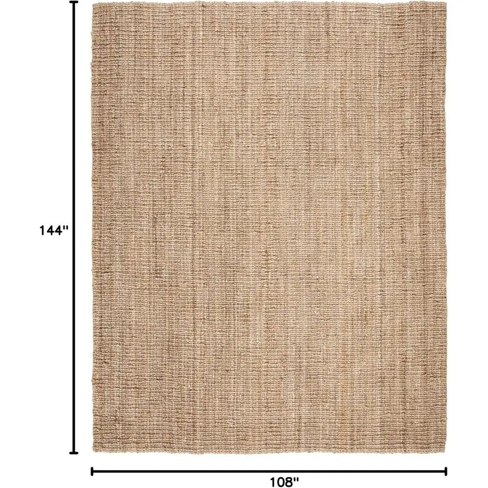 NONEDesign Kilim Handmade Jute Area Rug Natural Fiber Collection