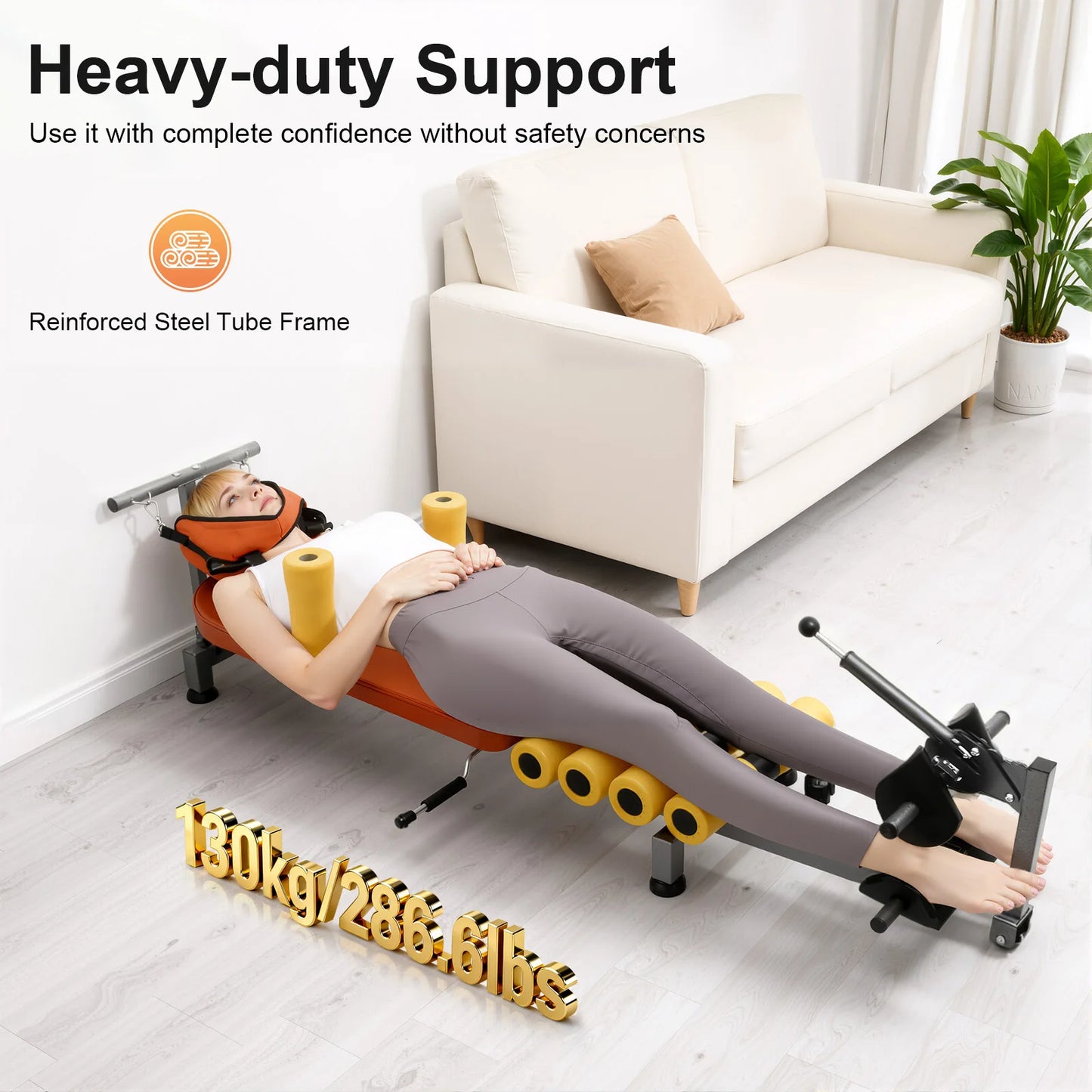 Adjustable Back Stretch Bench Neck Stretcher For Spinal Decompression
