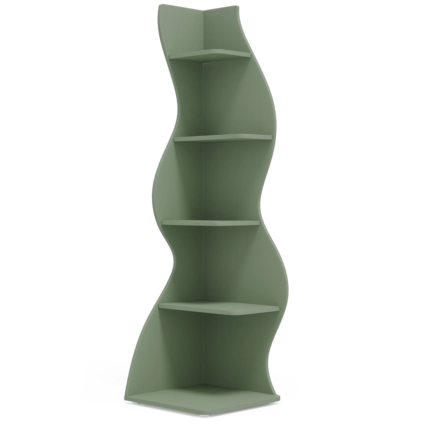 Tribesigns 5 Tier Corner Shelf Wall Bookcase Modern Plant Stand