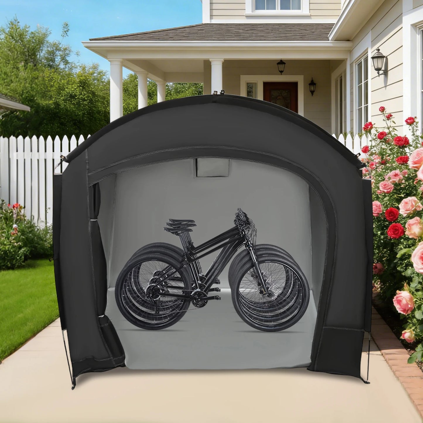 Portable Outdoor Bike Tent Shelter And Storage Bag