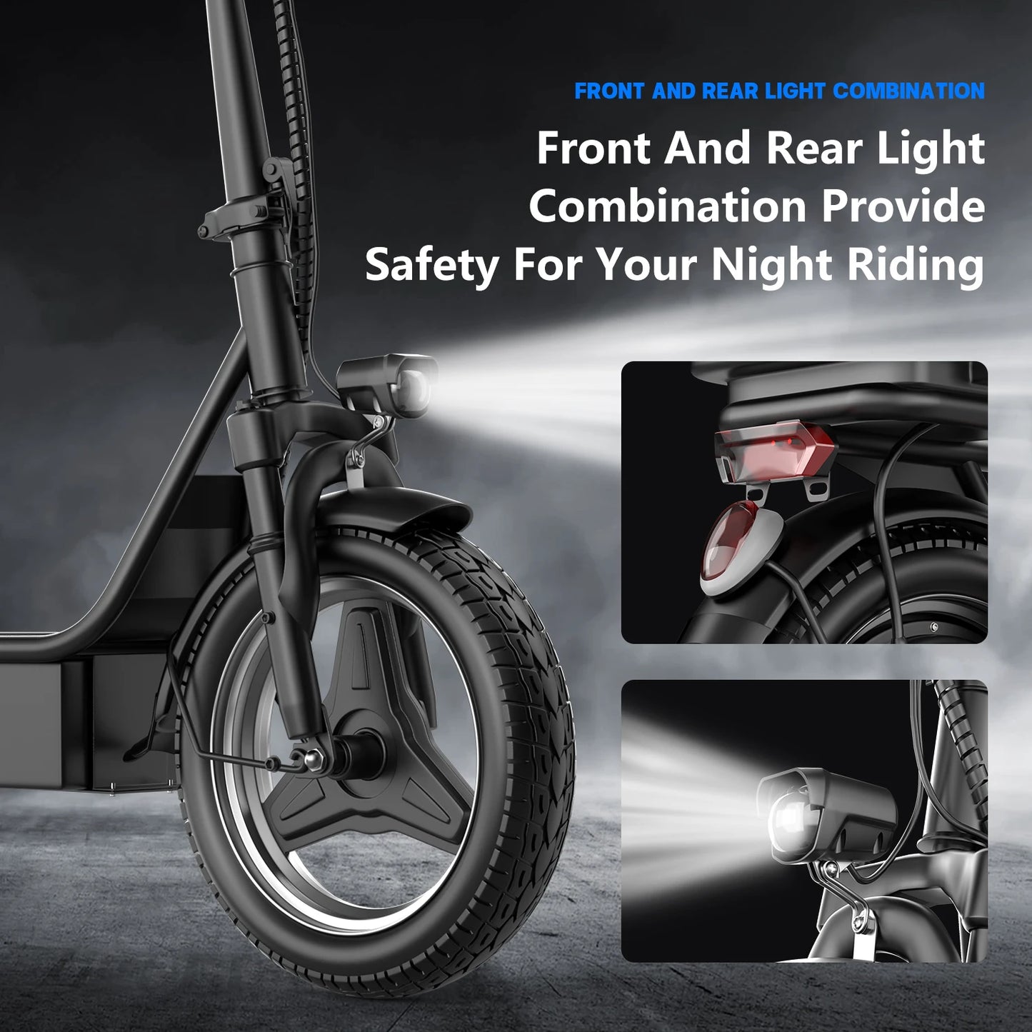 Terrosor Foldable Electric Scooter 650W 36V Battery