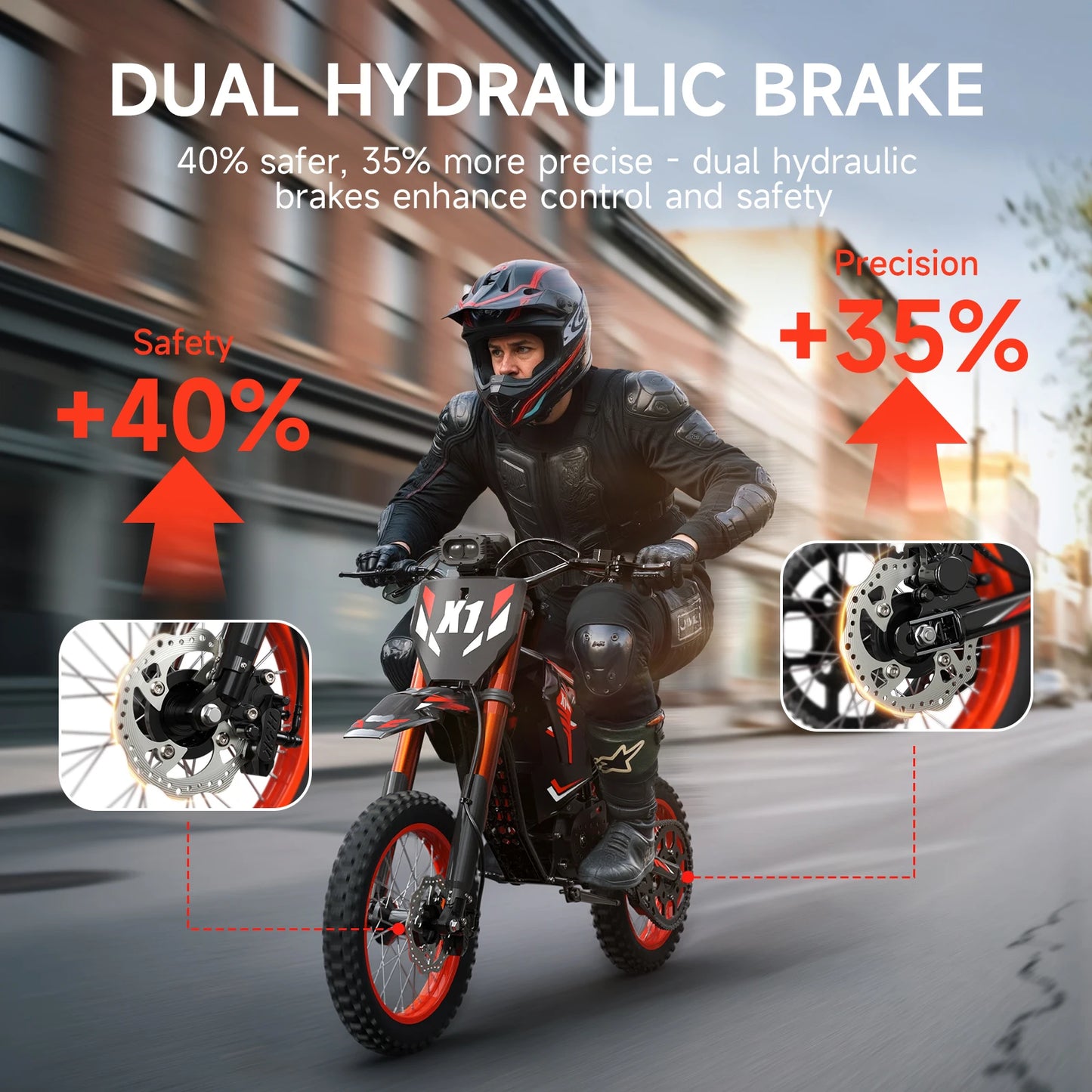 QRONGE X1 Spark Electric Dirt Bike 4500W Peak