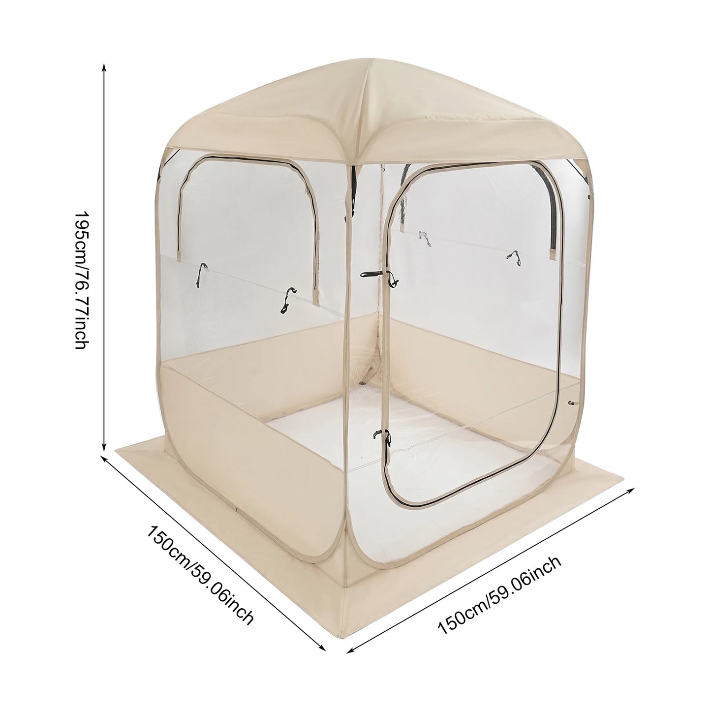 Bymaocar 150X195cm Automatic Spectator Tent Sports Fishing