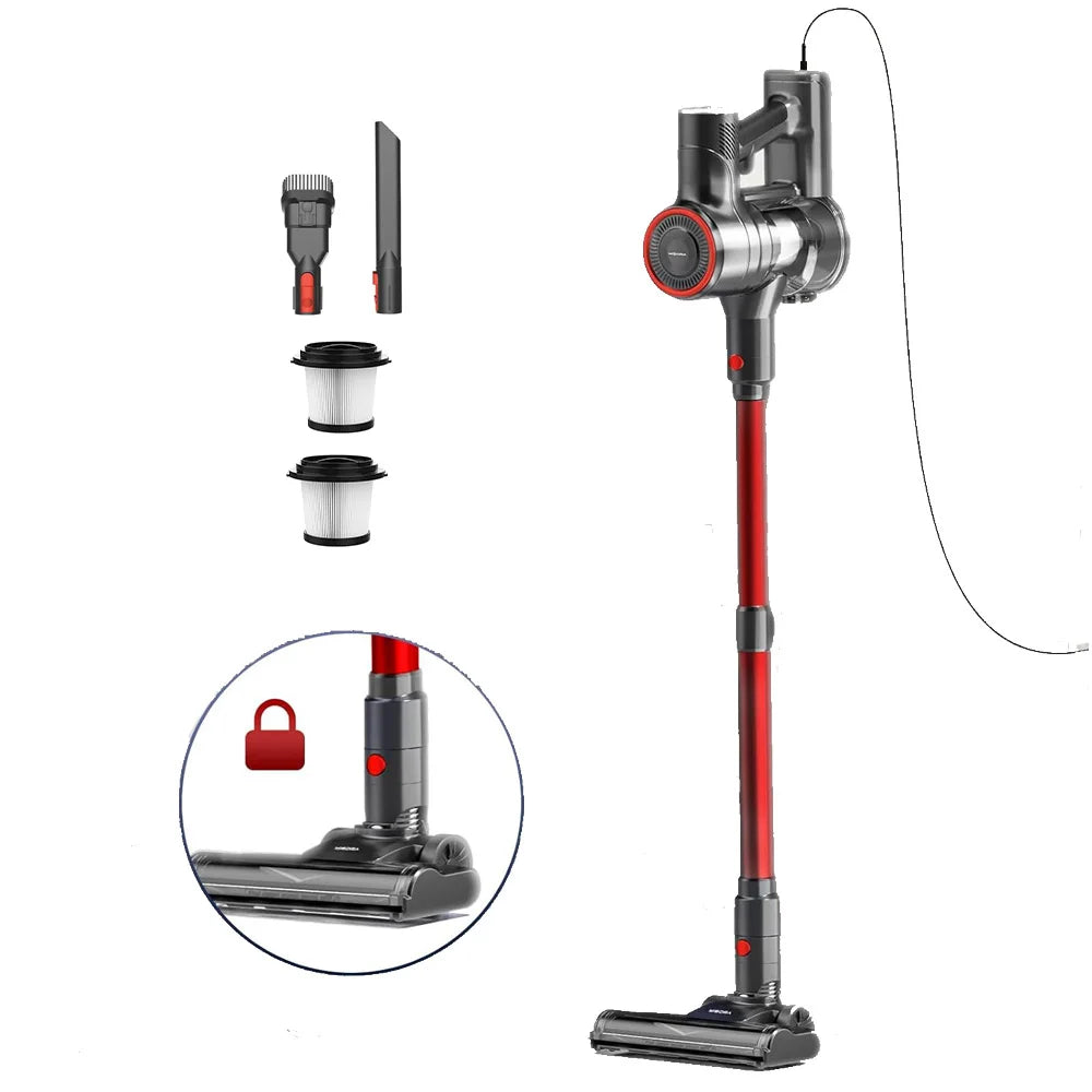 INSE Corded Vacuum Cleaner 600W 23KPa With Dry Floor Mode