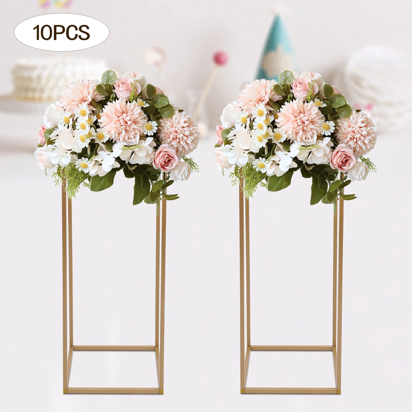Flower Stand Iron Wedding Column for Parties and Home Decor