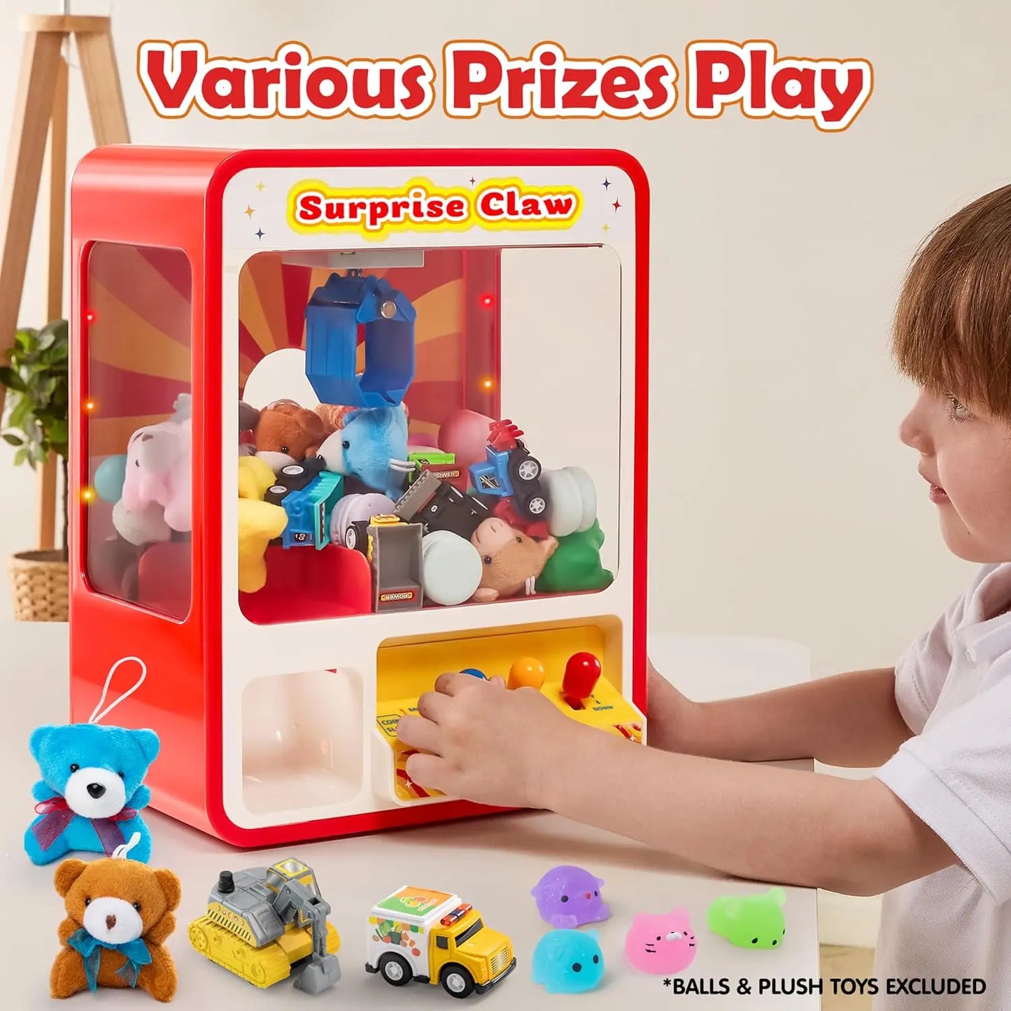 Joyfy Claw Machine Arcade Toy Vending Machine for Kids