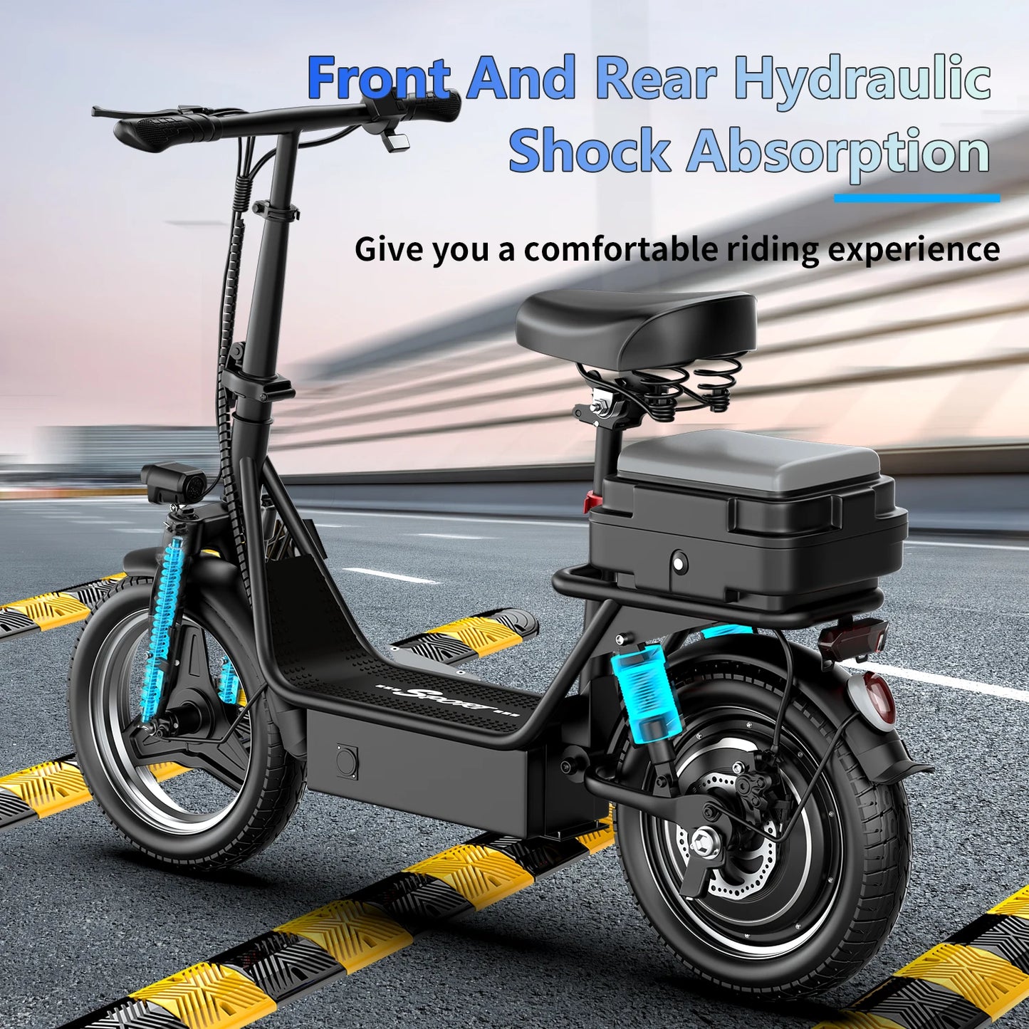 Terrosor Foldable Electric Scooter 650W 36V Battery