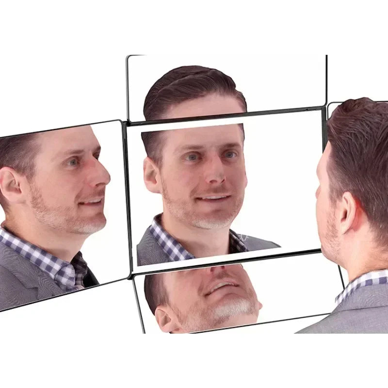 360 Degree Self Haircut Mirror With LED Lights 5 Way