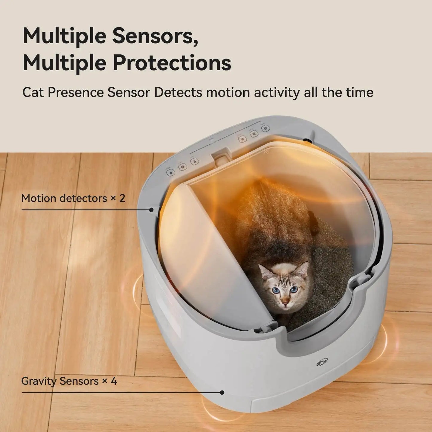 Furoomate Automatic Self Cleaning Cat Litter Box 11L High Capacity