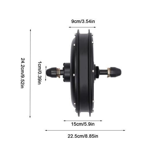WenDissy Ebike Hub Motor Brushless Gearless Mid Drive