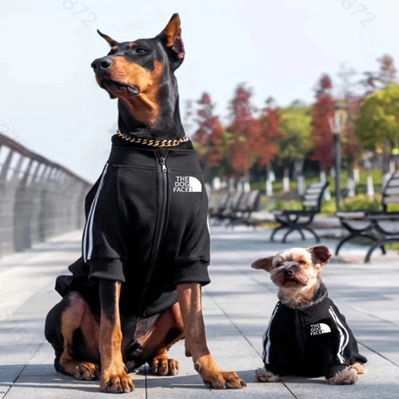 YUNFANCN Winter Fleece Dog Hoodie Sweatshirt Jacket For Pets
