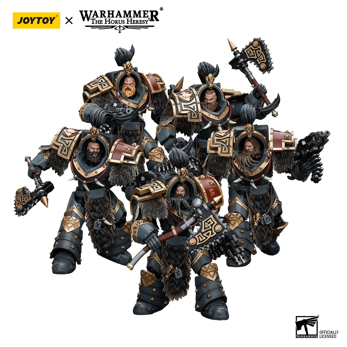 Joy Toy Warhammer 40K Space Wolves Varagyr Wolf Guard Figure