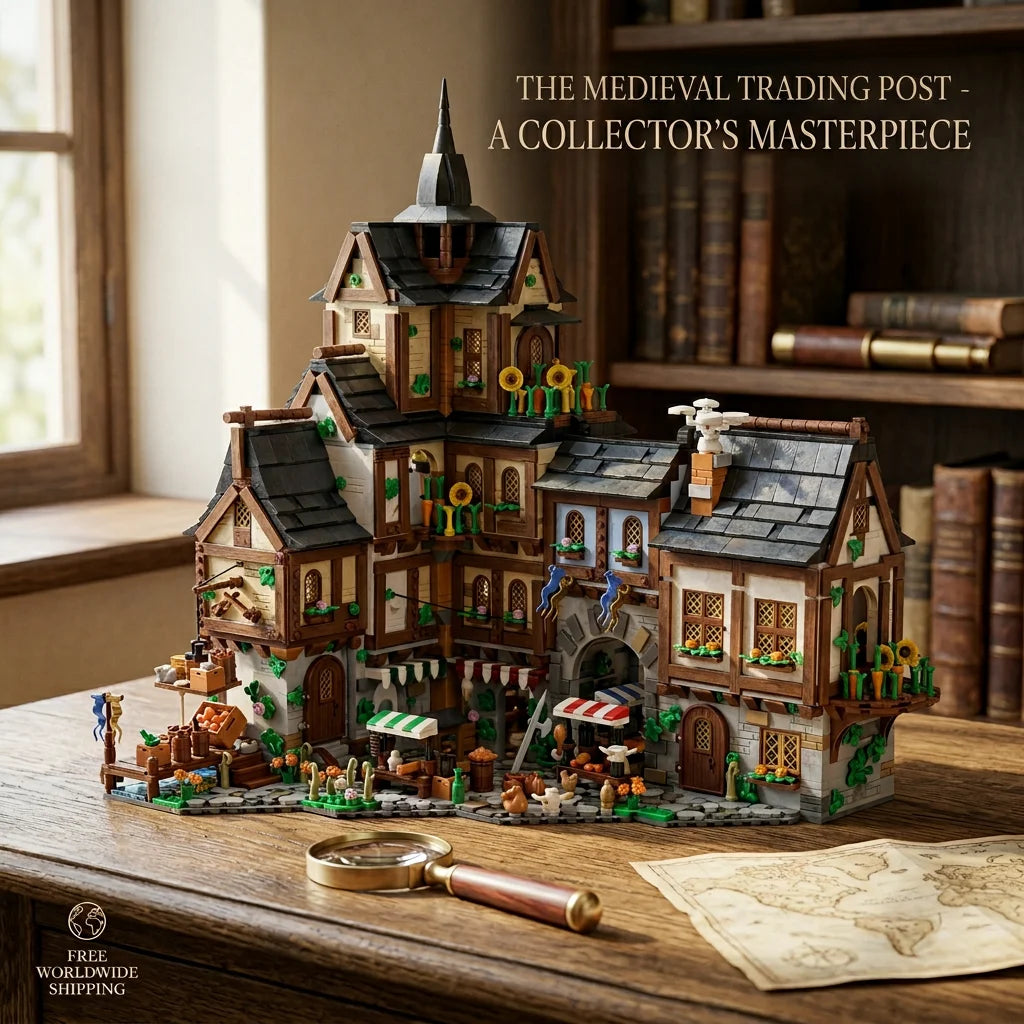 Barweer Medieval Europe Towns Building Blocks Set Compatible With Lego