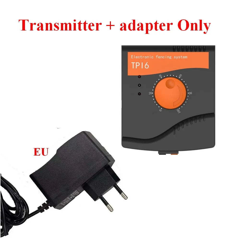 TP16 Dog Electric Fence Training Collar Rechargeable Waterproof 6 Levels