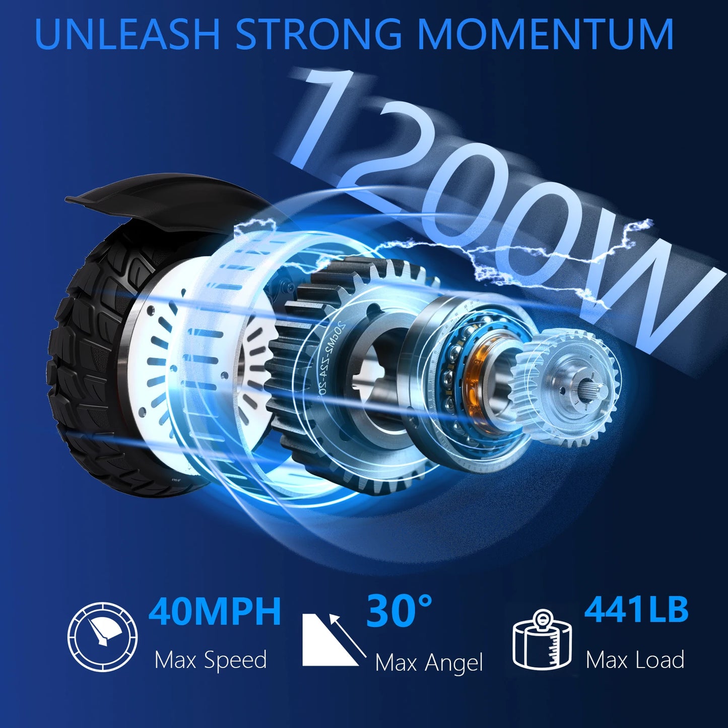 40MPH Top Speed，K11 Adult 1200W Electric Scooter,48V21AH Battery., 11-inch Off-Road Tires Sport Folding EScooter For Commuting