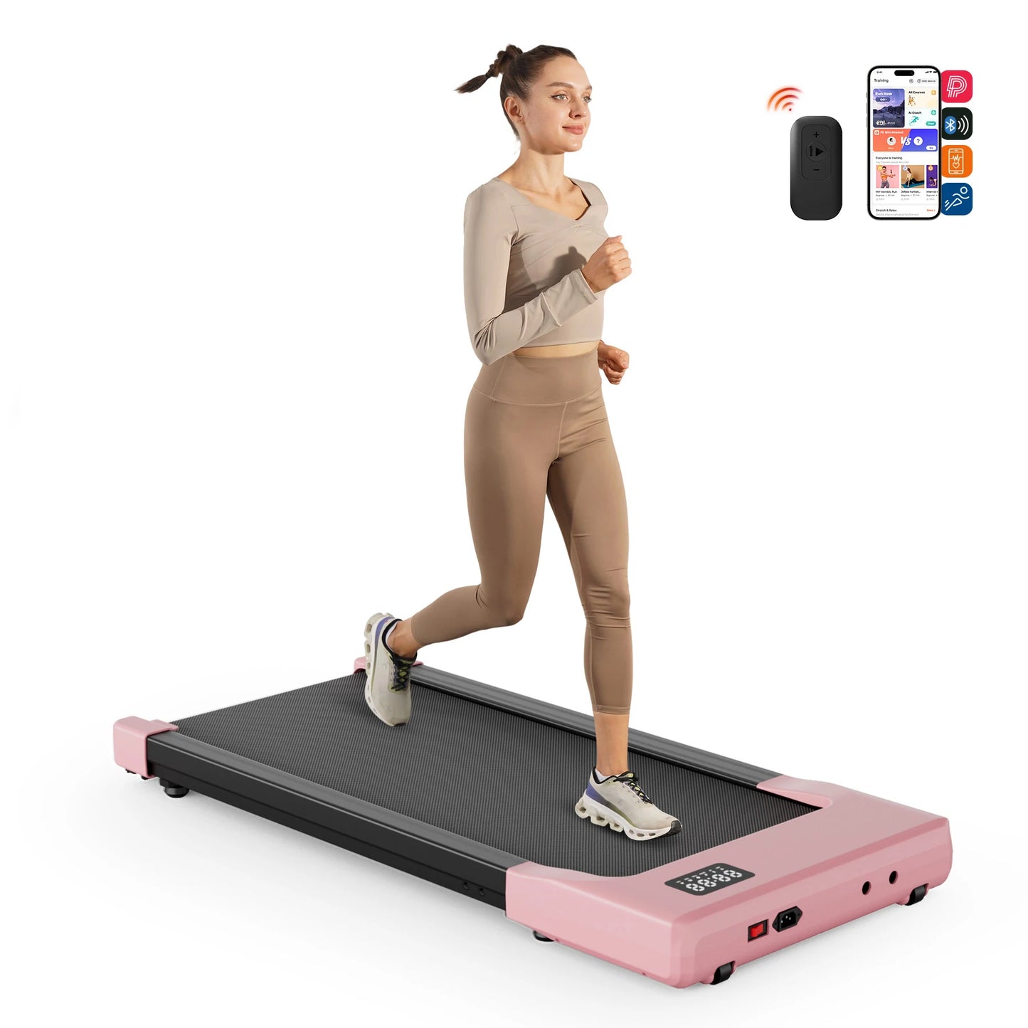 Superun Walking Pad Under Desk Treadmill 2.5HP With Remote Display