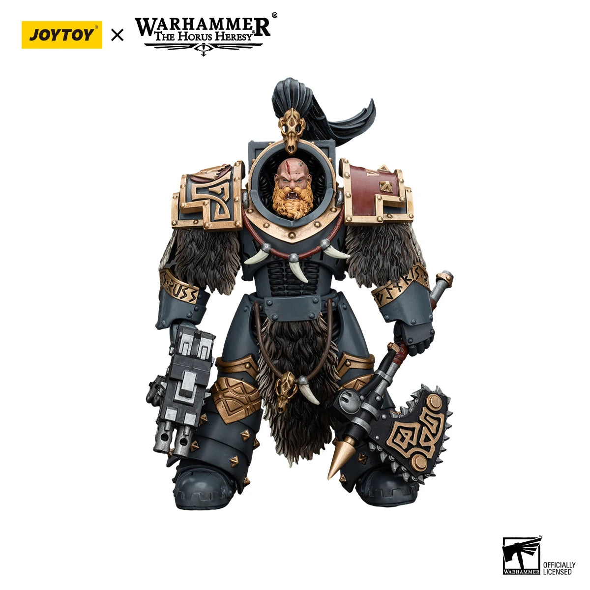 Joy Toy Warhammer 40K Space Wolves Varagyr Wolf Guard Figure
