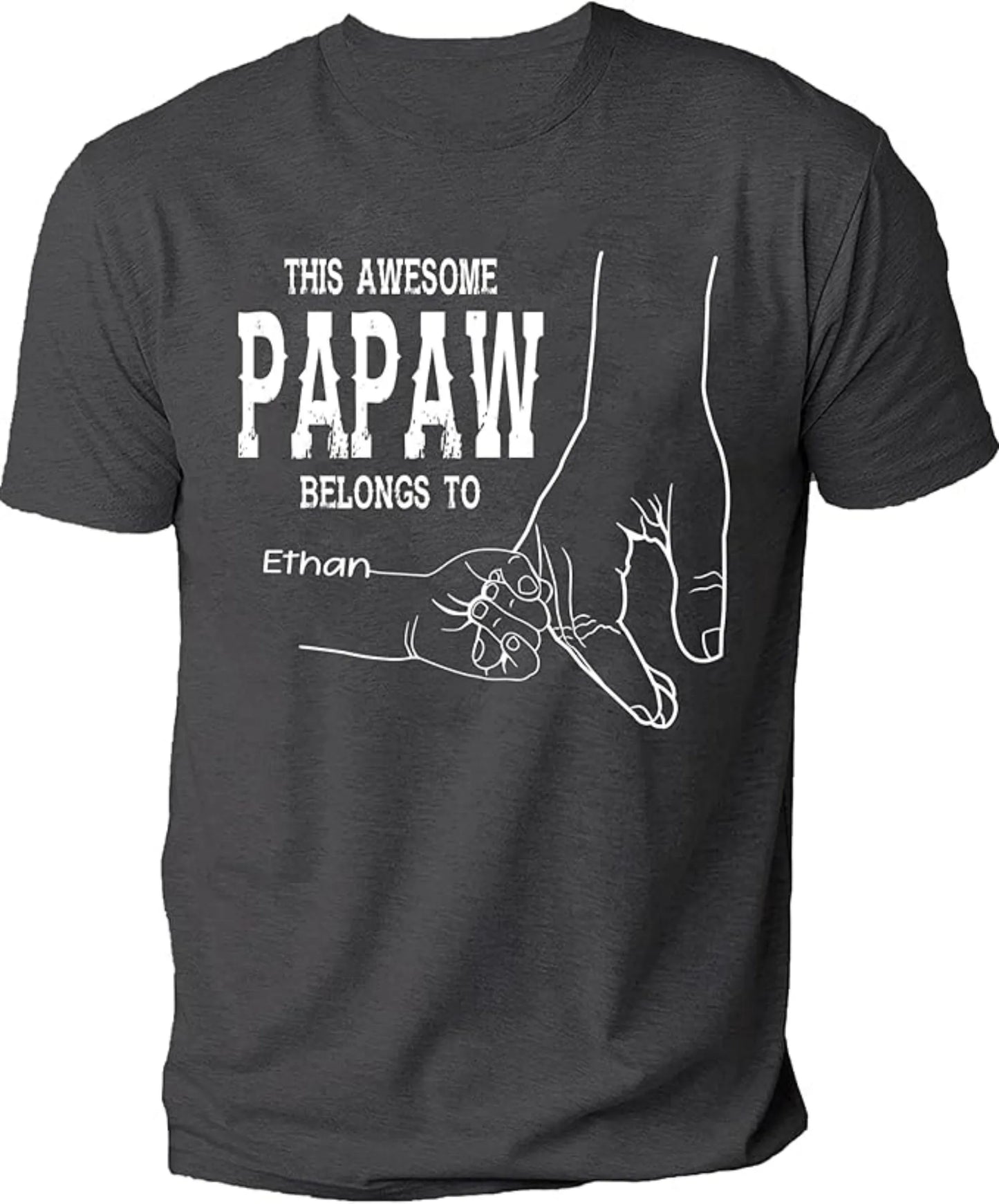 Personalize Best Grandpa Dad Ever Custom Fist Bump T Shirt