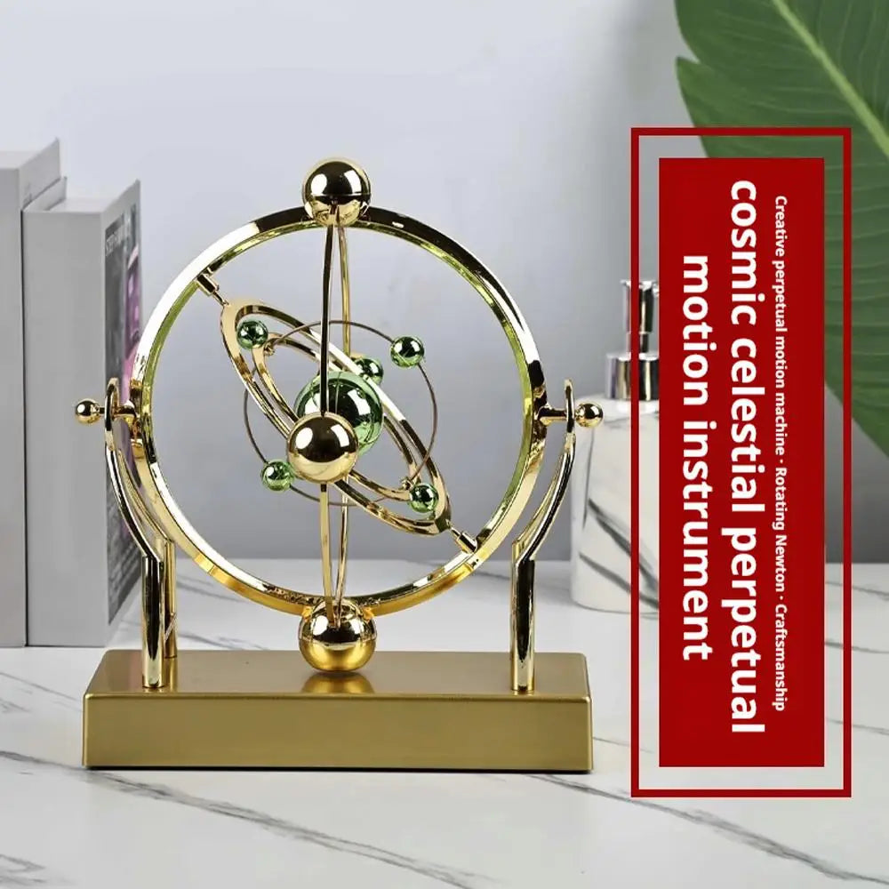 Celestial Orbit Pendulum Perpetual Motion Kinetic Astronomy Desk Sculpture
