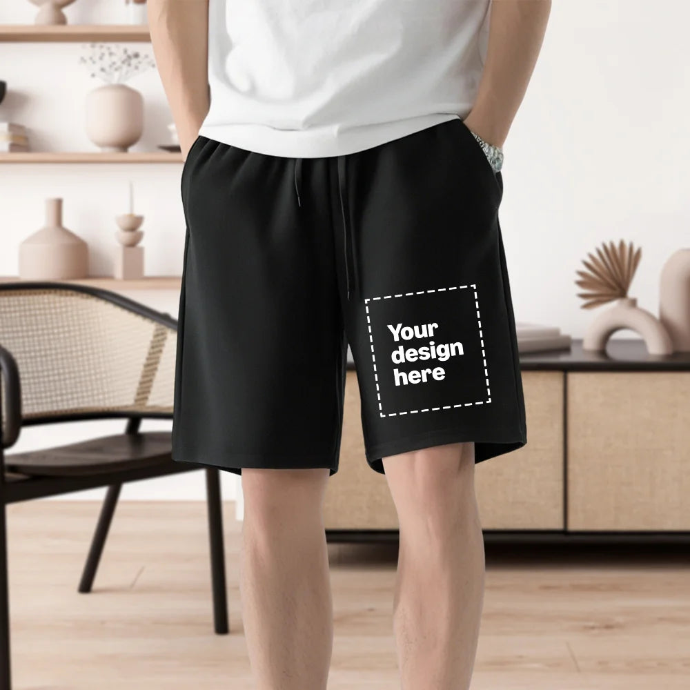 Personalized Custom Print Tech Shorts For Men With Your Image