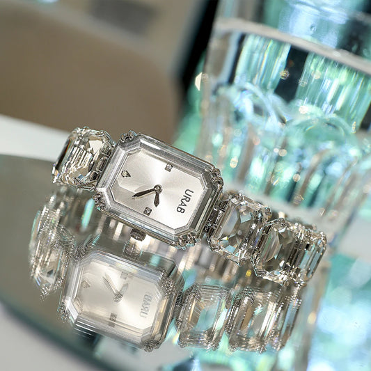 CILOAC Light Luxury Gift Watch For Women Stainless Steel Square
