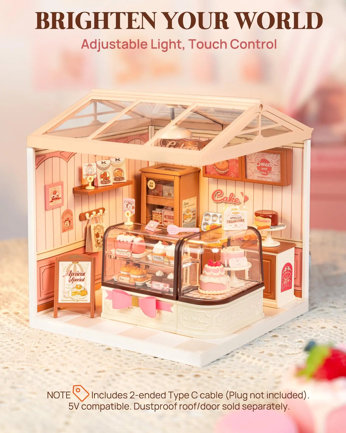Robotime Cake Shop Dollhouse Building Blocks