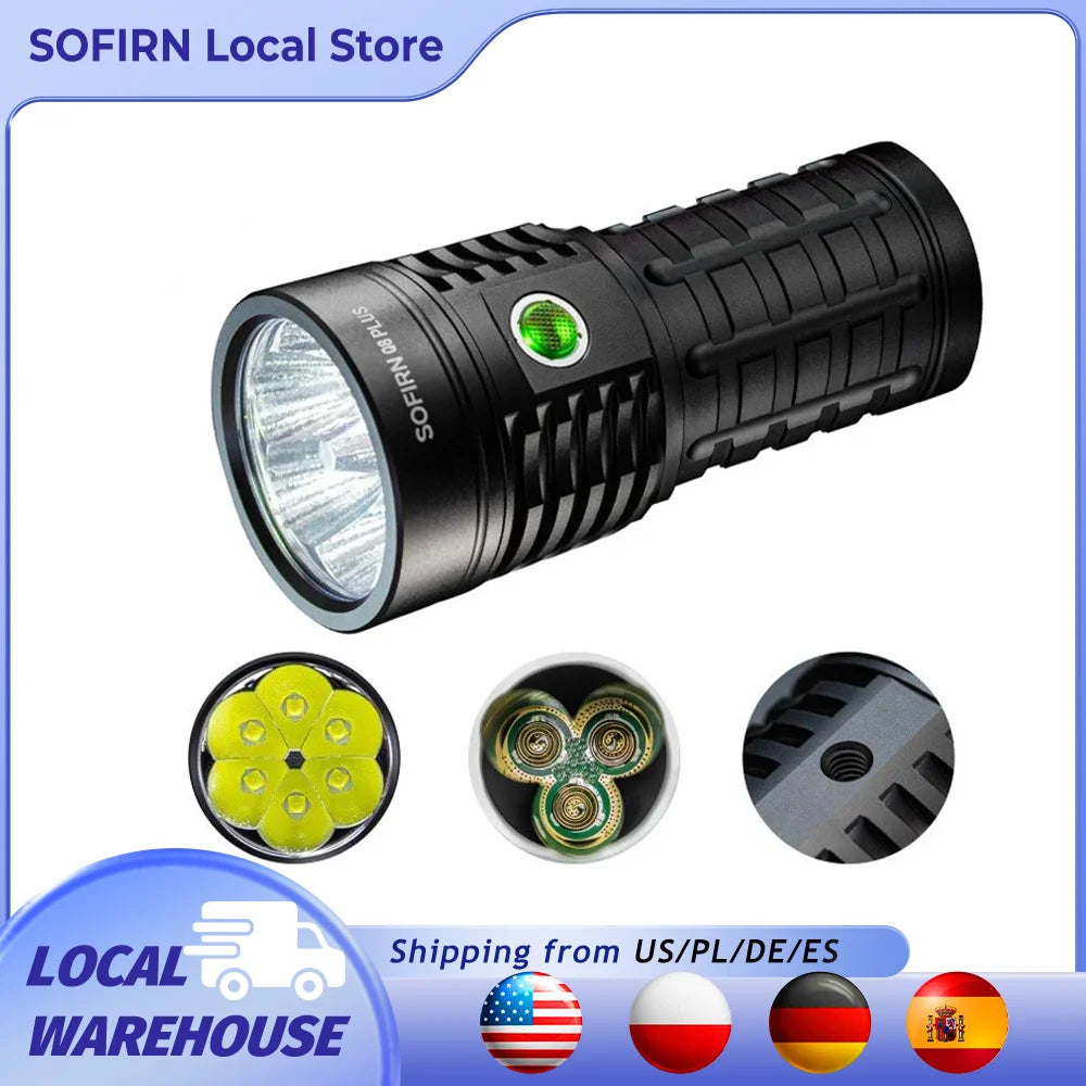 Sofirn Q8 Plus Super Powerful XHP50B LED Flashlight