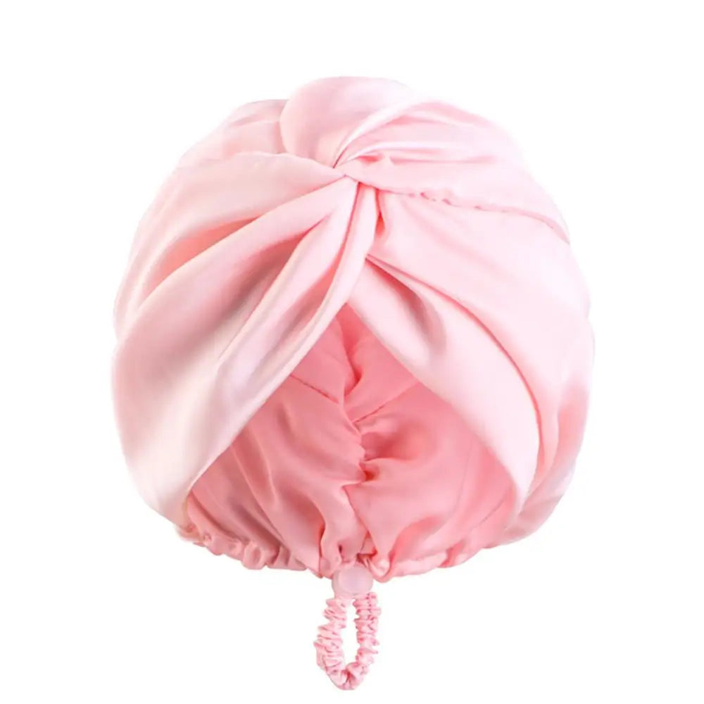 Silk Turban Bonnet For Women Satin Sleep Headwrap Hair