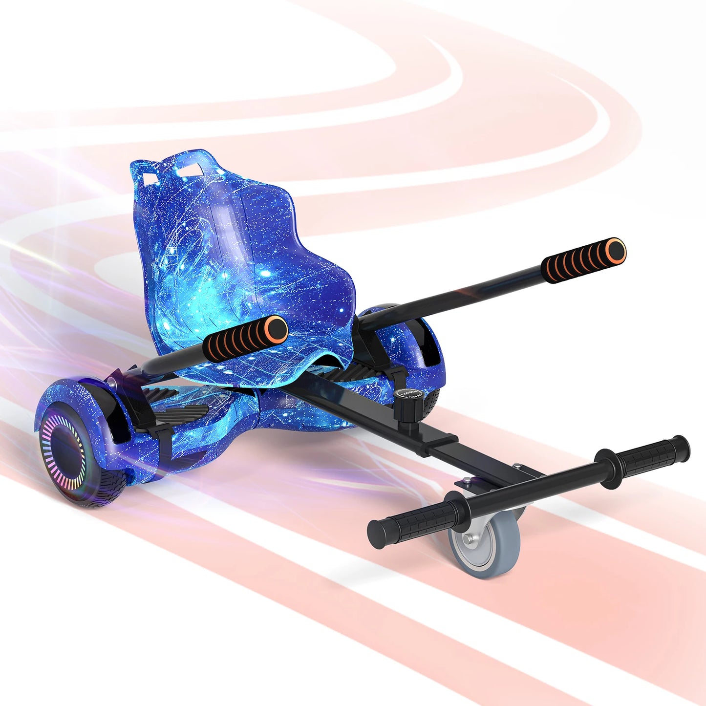 Adjustable Self Balancing Scooter With Led Lights And Bluetooth