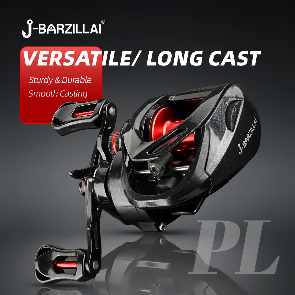ROOBLINOS PL Ultra-Light Baitcasting Reel, Compact Low Profile Baitcaster, 7.0:1 Gear Ratio, Palm Fit, Magnetic Brake Fishing Reel for Creeks, Ponds, Light Lures & Finesse Bass
